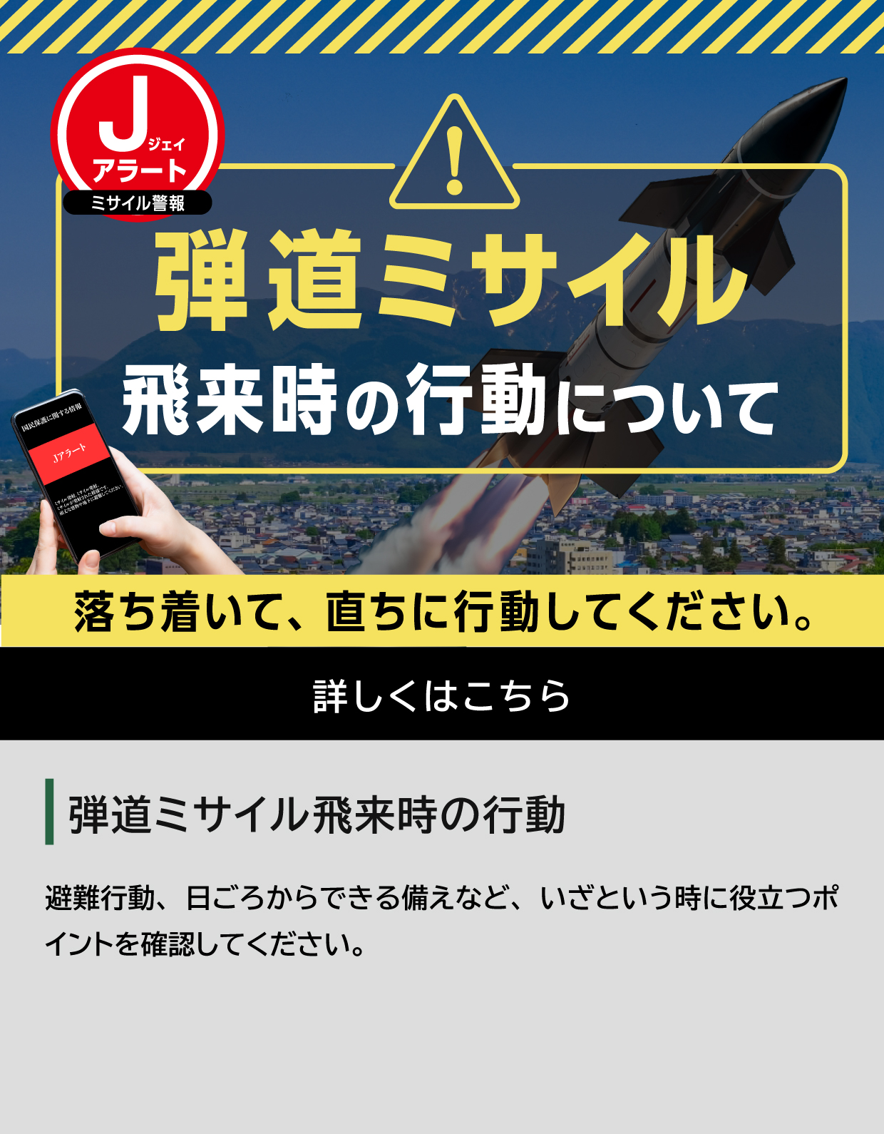 弾道ミサイルの行動について
