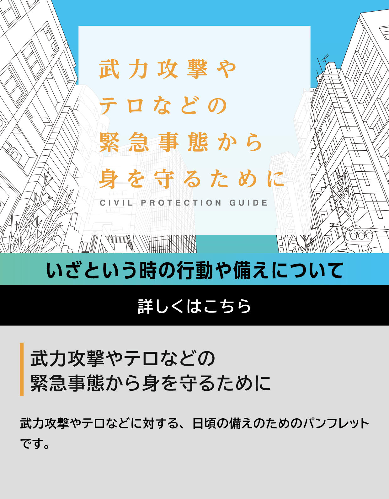 武力攻撃やテロなどから身を守るために